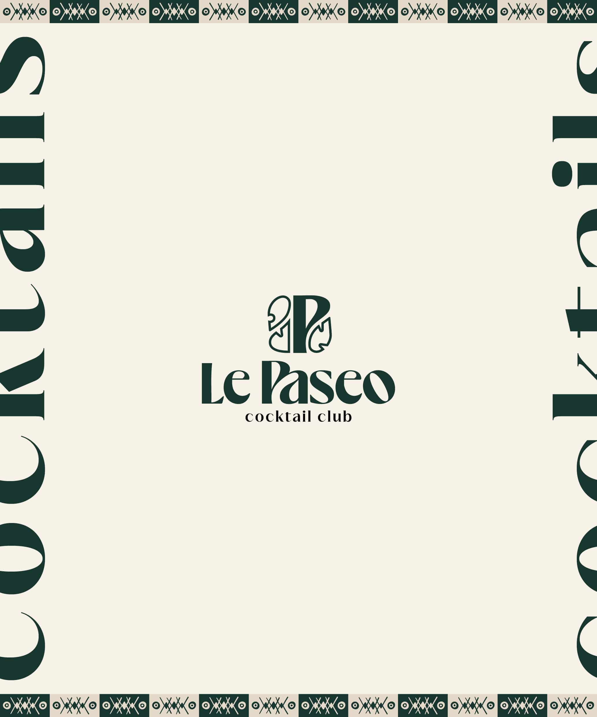 Carte des cocktails du Paseo cocktail club à La Grande Motte — bar à cocktails signature, ambiance soirée, idéal EVJF, anniversaire et soirée entre amis